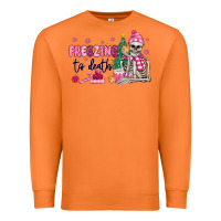 Carrot freezing to death skeleton Premium Sweatshirt - MaliasSmallBusiness