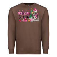 Chestnut freezing to death skeleton Premium Sweatshirt - MaliasSmallBusiness