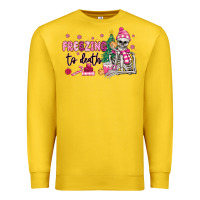 Lemon freezing to death skeleton Premium Sweatshirt - MaliasSmallBusiness