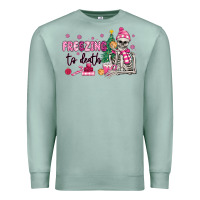 Seafoam freezing to death skeleton Premium Sweatshirt - MaliasSmallBusiness