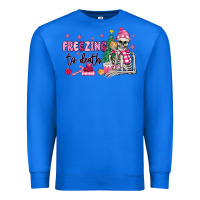 True Royal freezing to death skeleton Premium Sweatshirt - MaliasSmallBusiness