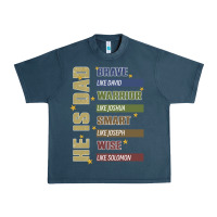 Midnight Navy bible verses Urban Heavy Tee - JahusDesignShop