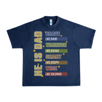 Navy bible verses Urban Heavy Tee - JahusDesignShop