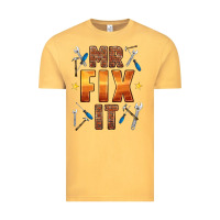 Vintage Mustard mr fix it Vintage Tee - HRA Design Shop