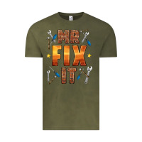 Vintage Olive mr fix it Vintage Tee - HRA Design Shop