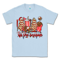 Dusty Blue tis the season christmas tree  cake baseball Classic Tee - AdoDesignShop