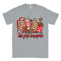 Heather Grey tis the season christmas tree  cake baseball Classic Tee - AdoDesignShop