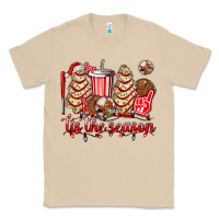 Mushroom tis the season christmas tree  cake baseball Classic Tee - AdoDesignShop