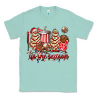 Seafoam tis the season christmas tree  cake baseball Classic Tee - AdoDesignShop
