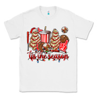 White tis the season christmas tree  cake baseball Classic Tee - AdoDesignShop