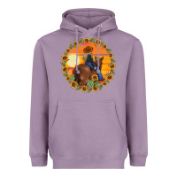 Lavender cowgirl sunflower Heavyweight Hoodie - MaliasSmallBusiness