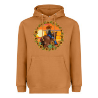 Meerkat cowgirl sunflower Heavyweight Hoodie - MaliasSmallBusiness