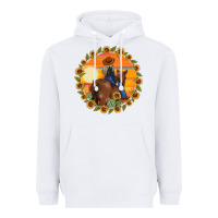 White cowgirl sunflower Heavyweight Hoodie - MaliasSmallBusiness