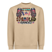 Mushroom star spangled hammered Heavyweight Sweatshirt - CowhideDigitalArt