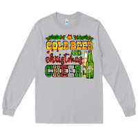 Moon Dust cold beer and christmas cheer with beer bottles Long Sleeve Tee - AdoDesignShop