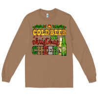 Toasted Coconut cold beer and christmas cheer with beer bottles Long Sleeve Tee - AdoDesignShop