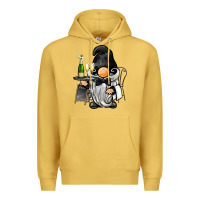 Antique Gold waiter gnome Premium Hoodie - BarkalooDesign