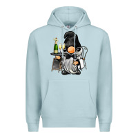 Blue Mist waiter gnome Premium Hoodie - BarkalooDesign