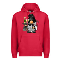 Cardinal waiter gnome Premium Hoodie - BarkalooDesign