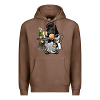 Chestnut waiter gnome Premium Hoodie - BarkalooDesign
