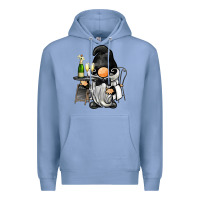 Colony Blue waiter gnome Premium Hoodie - BarkalooDesign