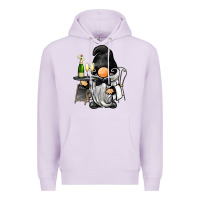 Lilac waiter gnome Premium Hoodie - BarkalooDesign