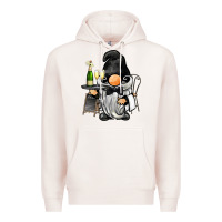 Pale Pink waiter gnome Premium Hoodie - BarkalooDesign