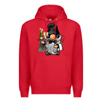 Red waiter gnome Premium Hoodie - BarkalooDesign