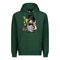Sports Green waiter gnome Premium Hoodie - BarkalooDesign