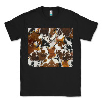 Black cowhide Classic Tee - AdoDesignShop