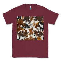 Burgundy cowhide Classic Tee - AdoDesignShop