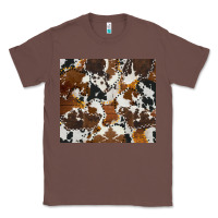 Chestnut cowhide Classic Tee - AdoDesignShop