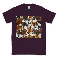 Plum cowhide Classic Tee - AdoDesignShop