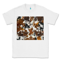 White cowhide Classic Tee - AdoDesignShop