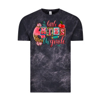 Cloud Black little miss 6 th grade Vintage Tee - AdoDesignShop