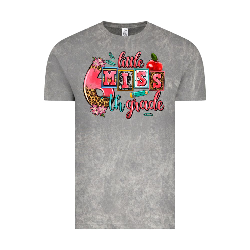 Little Miss 6 Th Grade Vintage Tee by AdoDesignShop | Teevron