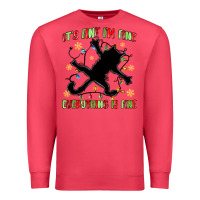 Cardinal it's fine i'm fine everything is fine Premium Sweatshirt - MaliasSmallBusiness