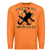Carrot it's fine i'm fine everything is fine Premium Sweatshirt - MaliasSmallBusiness