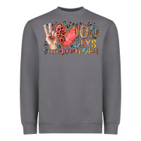 Storm peace love 100 days of school Heavyweight Sweatshirt - RacoonDesign