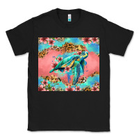 Black floral turtle Classic Tee - Jasminsmagicworld