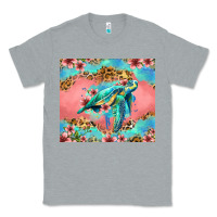 Heather Grey floral turtle Classic Tee - Jasminsmagicworld