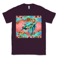 Plum floral turtle Classic Tee - Jasminsmagicworld
