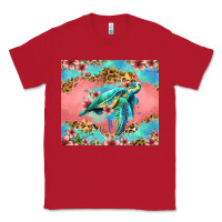 Red floral turtle Classic Tee - Jasminsmagicworld