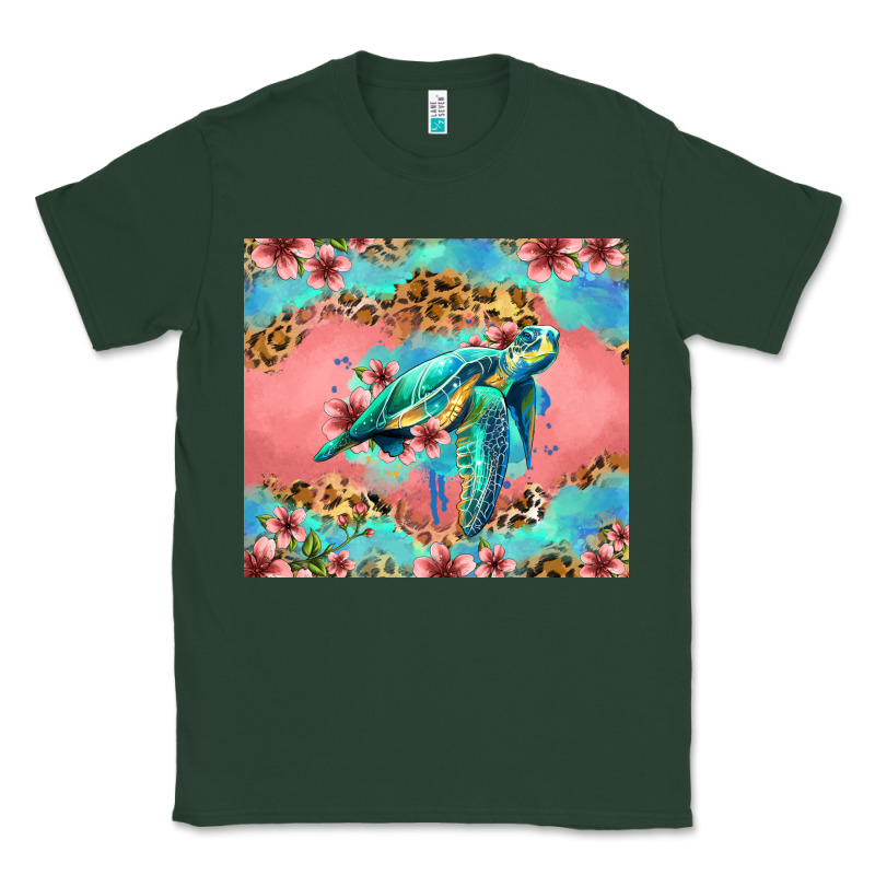 Floral Turtle Classic Tee by Jasminsmagicworld | Teevron