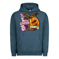 Pigment Midnight Navy Sorta sweet sorta spooky Urban Hoodie - NancyCooperArtShop