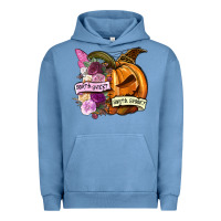 Pigment Pebble Blue Sorta sweet sorta spooky Urban Hoodie - NancyCooperArtShop