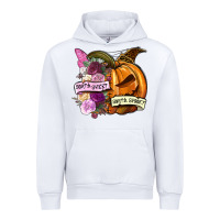 White Sorta sweet sorta spooky Urban Hoodie - NancyCooperArtShop