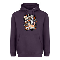 Plum vintage soccer Heavyweight Hoodie - MaliasSmallBusiness