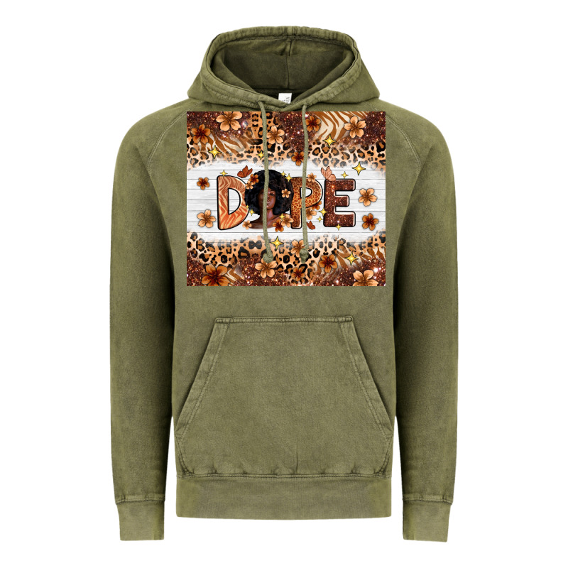 Dope Melanin Vintage Hoodie by Zillion Design Studio | Teevron