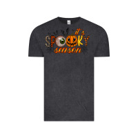 Vintage Black spooky season Vintage Tee - RacoonDesign